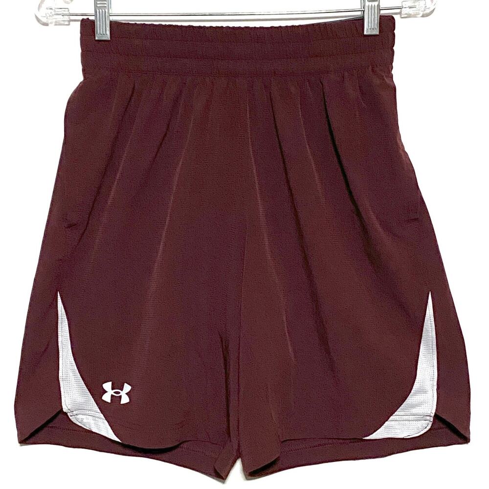Under Armour Athletic Shorts Men S Fitted Drawstring Athleisure Sport Waist Logo